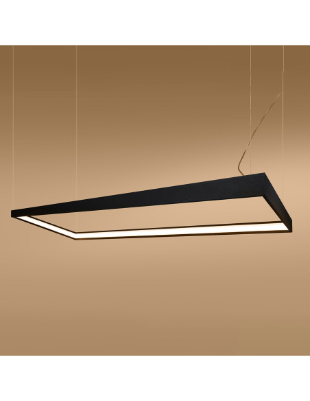 Żyrandol TUULA L czarny LED 3000K