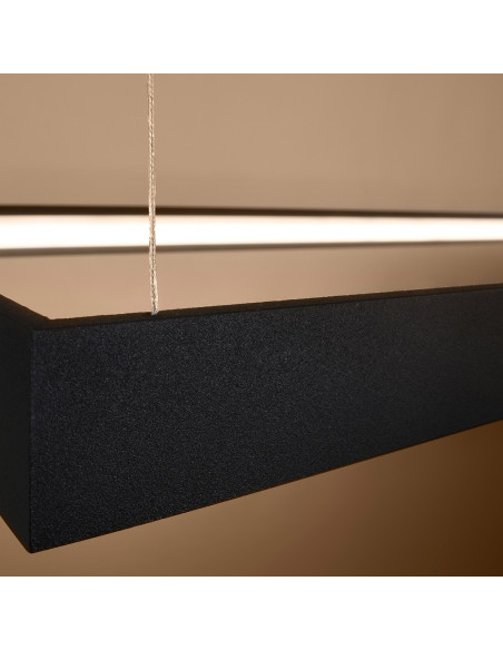 Żyrandol TUULA L czarny LED 3000K