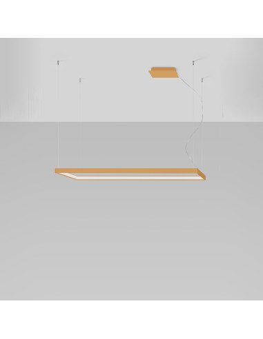 Żyrandol TUULA L złoty LED 3000K