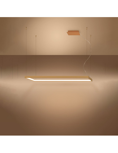 Żyrandol TUULA L złoty LED 3000K