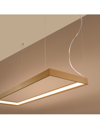 Żyrandol TUULA L złoty LED 3000K