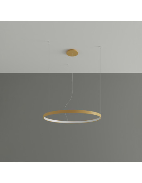 Żyrandol RIO 78 złoty LED 3000K