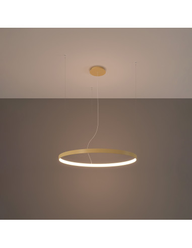 Żyrandol RIO 78 złoty LED 3000K