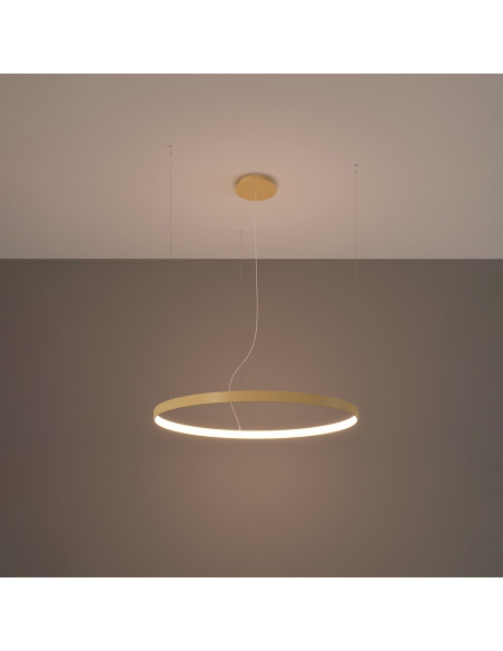 Żyrandol RIO 78 złoty LED 3000K