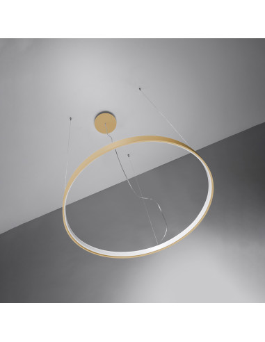 Żyrandol RIO 78 złoty LED 3000K