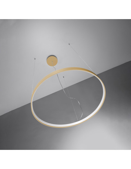 Żyrandol RIO 78 złoty LED 3000K