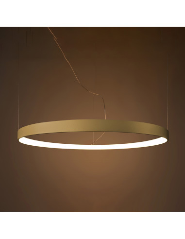 Żyrandol RIO 78 złoty LED 3000K