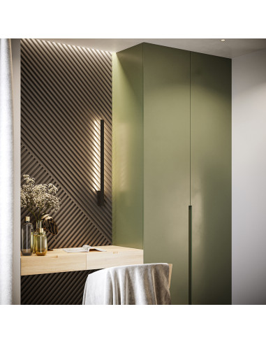 Kinkiet LAHTI S czarny LED 3000K