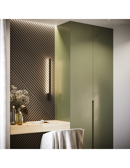 Kinkiet LAHTI S czarny LED 3000K