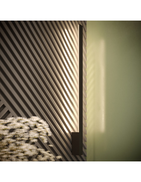 Kinkiet LAHTI S czarny LED 3000K