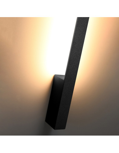 Kinkiet LAHTI S czarny LED 3000K