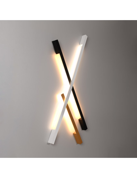 Kinkiet LAHTI L czarny LED 3000K