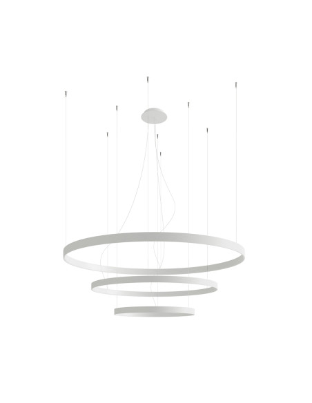 Żyrandol RIO 3 55/78/110 biały LED 3000K
