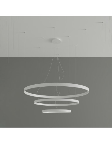 Żyrandol RIO 3 55/78/110 biały LED 3000K