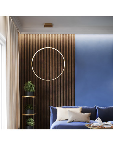 Lampa wisząca RIO 55 złota LED 3000K
