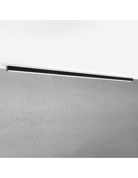 Plafon PINNE 200 czarny 3000K