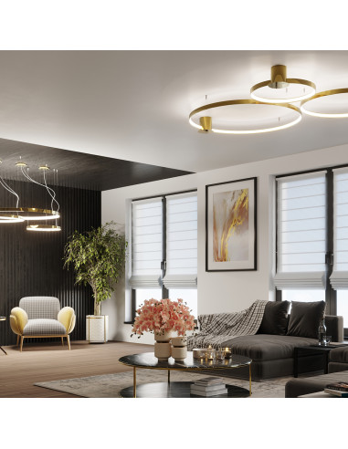 Lampa wisząca RIO 78 złoty połysk LED 3000K