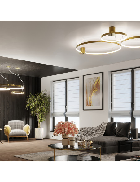 Lampa wisząca RIO 78 złoty połysk LED 3000K