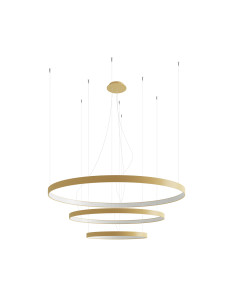 Żyrandol RIO 3 55/78/110 złoty LED 4000K