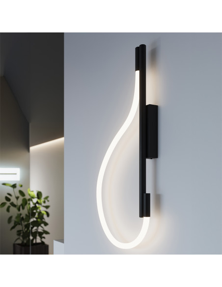 Kinkiet GALAKSE czarny LED 2700-6500K