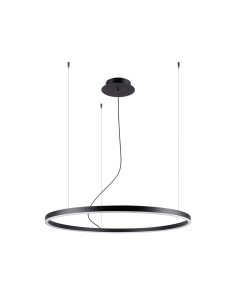 Żyrandol ODA 80 czarny LED 4000K