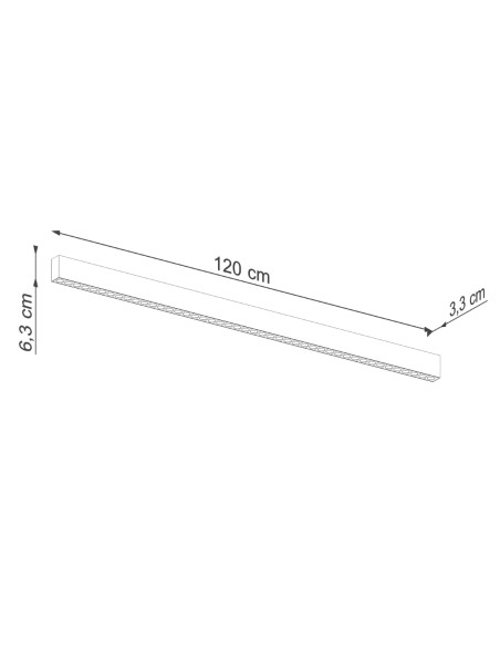 Plafon SOREN czarny LED 4000K