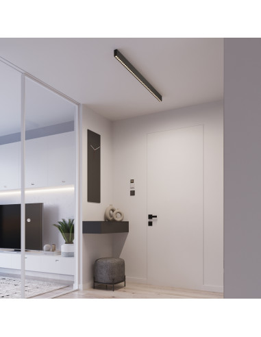 Plafon SOREN czarny LED 4000K