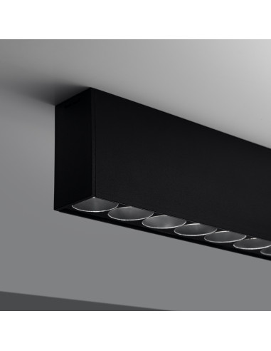 Plafon SOREN czarny LED 4000K