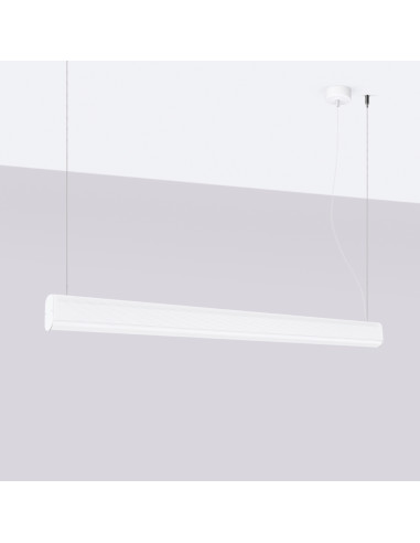 Lampa wisząca FARGE biała LED 3000K