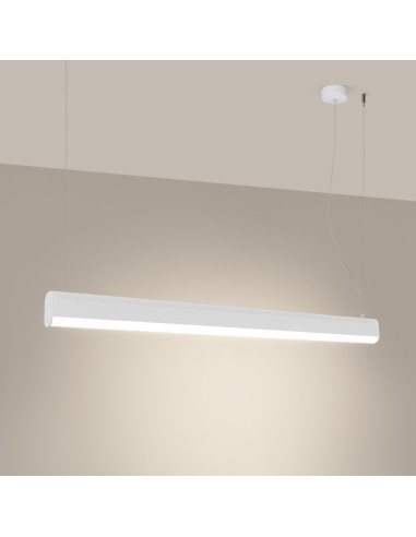 Lampa wisząca FARGE biała LED 3000K