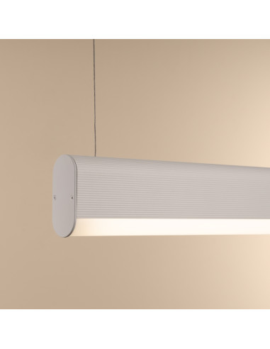 Lampa wisząca FARGE biała LED 3000K