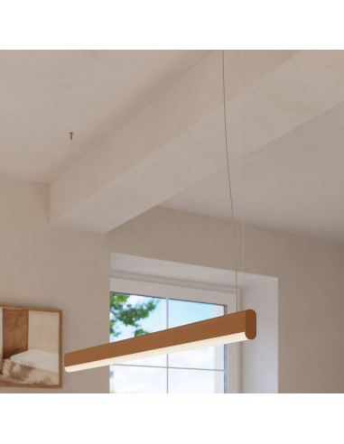 Lampa wisząca FARGE złota LED 3000K
