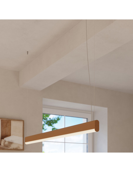 Lampa wisząca FARGE złota LED 3000K