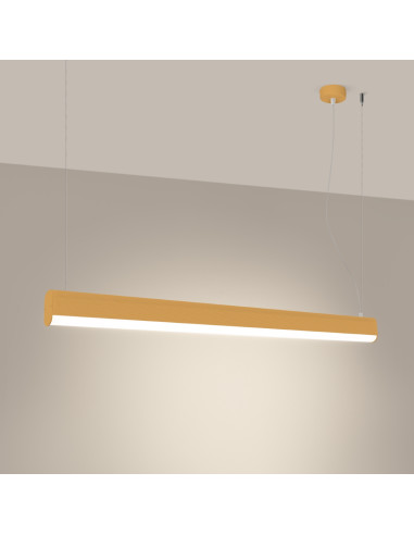 Lampa wisząca FARGE złota LED 3000K