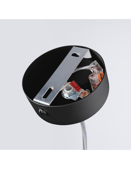 Lampa wisząca FARGE czarna LED 3000K