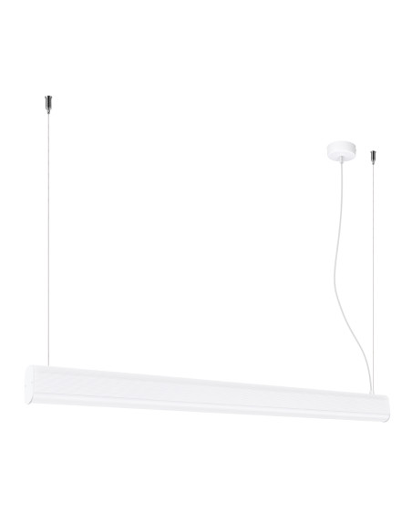 Lampa wisząca FARGE biała LED 4000K