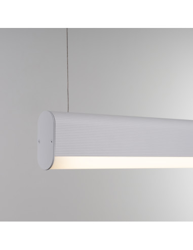 Lampa wisząca FARGE biała LED 4000K