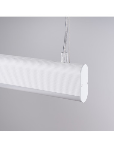 Lampa wisząca FARGE biała LED 4000K