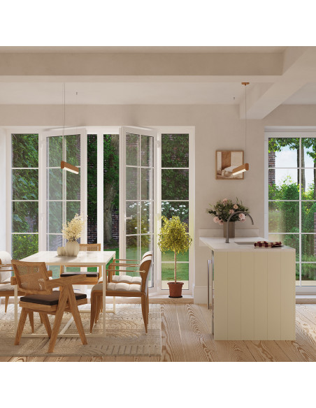 Lampa wisząca FARGE złota LED 4000K