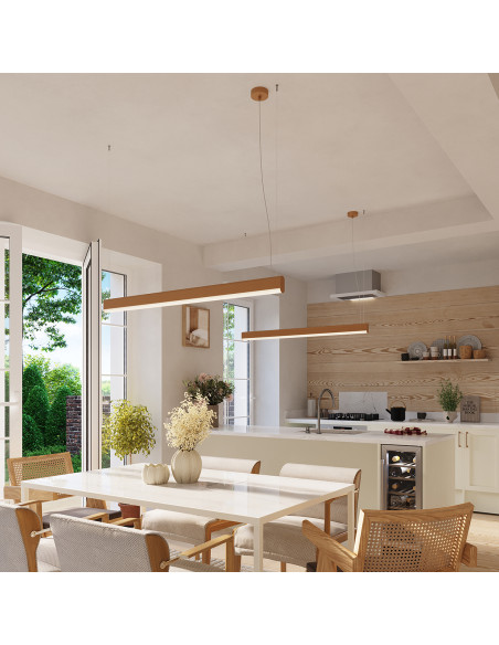 Lampa wisząca FARGE złota LED 4000K