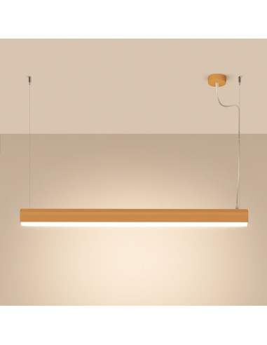 Lampa wisząca FARGE złota LED 4000K