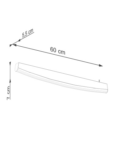 Kinkiet JORUN złoty LED 4000K