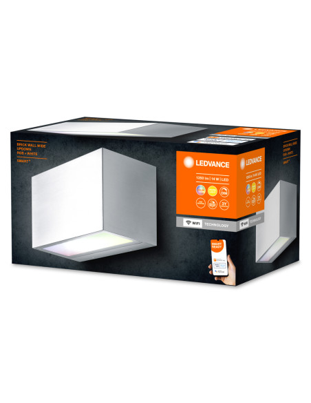 KINKIET SMART OUTDOOR WIFI BRICK WALL WIDE UPDOWN 14W 600LM RGBW ST 
