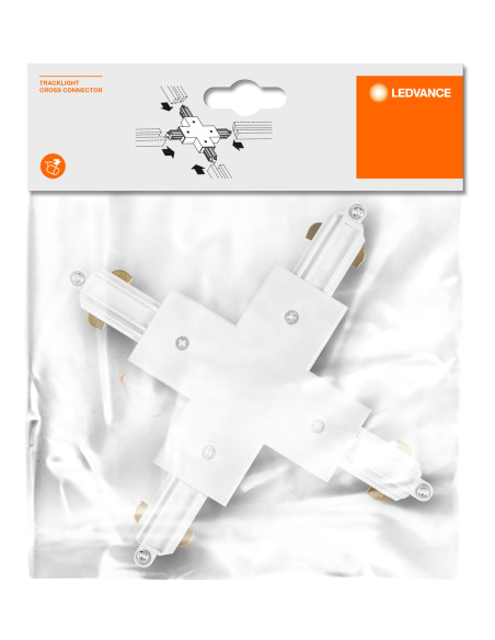 ŁĄCZNIK DO OPRAWY SZYNOWEJ TRACKLIGHT CROSS CONNECTOR WT  