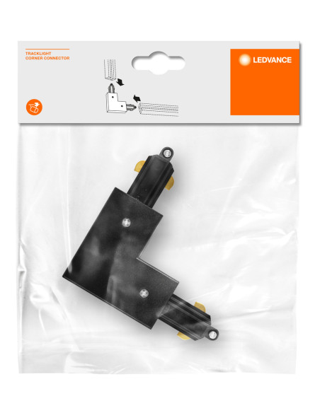 ŁĄCZNIK DO OPRAWY SZYNOWEJ TRACKLIGHT CORNER CONNECTOR BK 