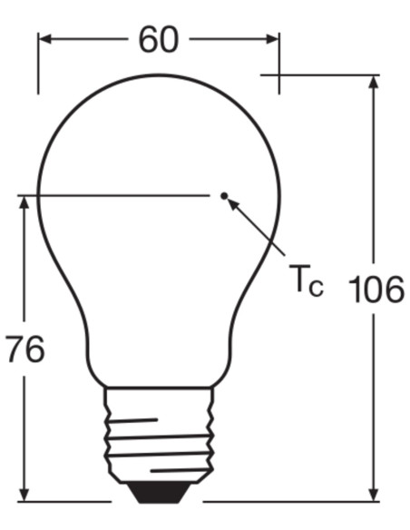 ŻARÓWKA LED P CLA60 DIM 7W 4000K neutralna biała  E27 FIL GL FR 806LM 