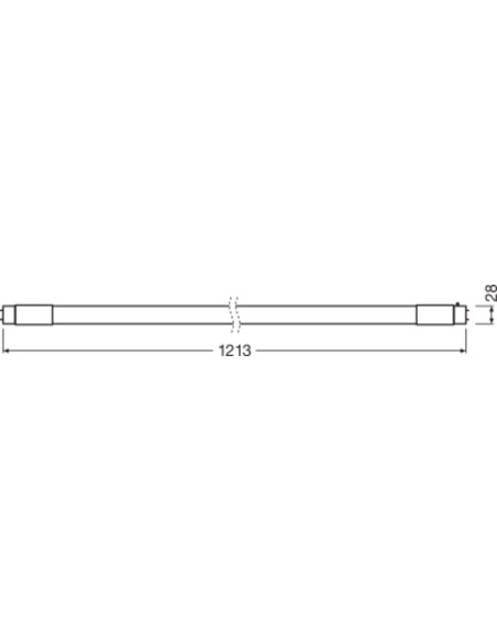 ŚWIETLÓWKA LED P ST8-1.2M LEDTUBE T8 EM CON 1200 16W 4000K neutralna biała  2400LM TUBA LED 