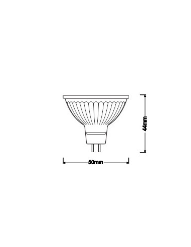 ŻARÓWKA LED PARA MR16 35 3.8W 4000K neutralna biała  36° 350LM GU5.3 GLASS 