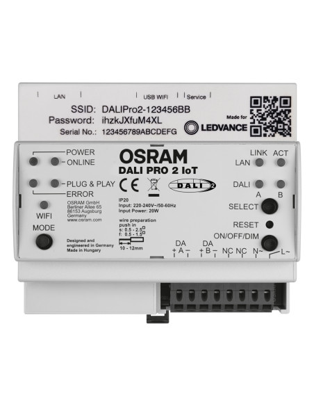 DALI PRO 2 IOT SYSTEM STEROWANIA OŚWIETLENIEM REGULATOR  