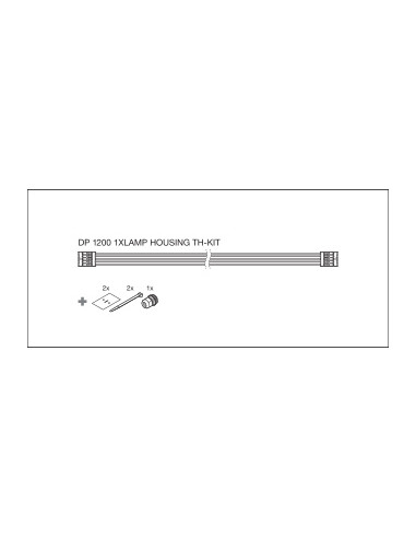 DAMP PROOF 1200 1XLAMP HOUSING TH-KIT 5X2.5 